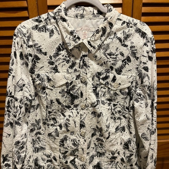02. WOMENS JM COLLECTION 16 SHACKET - Picture 1 of 8